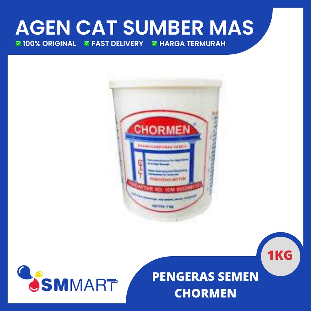 Chormen Bahan Campuran Semen 1 KG / Pengeras Semen / Penguat Beton