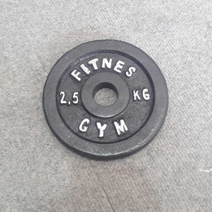 [2,5KG] PLATE DUMBEL BESI BLACKSTEEL BEBAN BARBEL DAMBEL DUMBELL