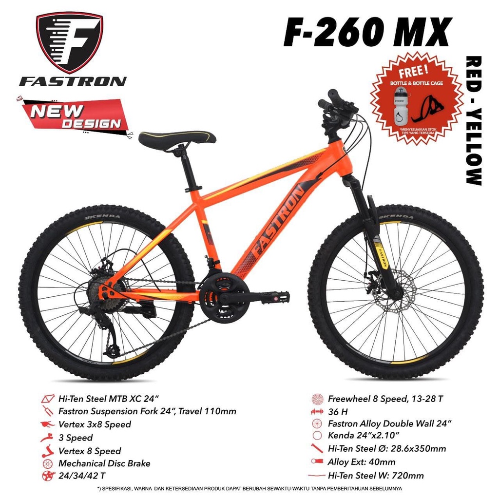 Sepeda MTB 24 Fastron 260 MX