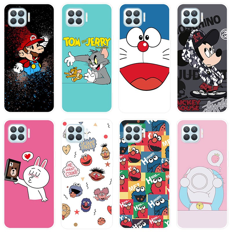 HP Soft Case OPPO Reno4 F Casing Silikon Untuk OPPO Reno4 F Reno4F Reno 4F Casing Kartun Cover Cute