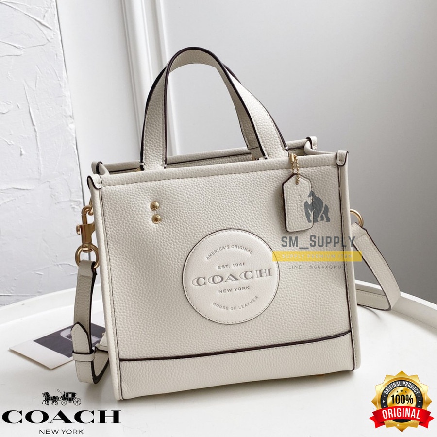 TAS COACH DEMSPEY TOTE 22 WITH COACH PATCH