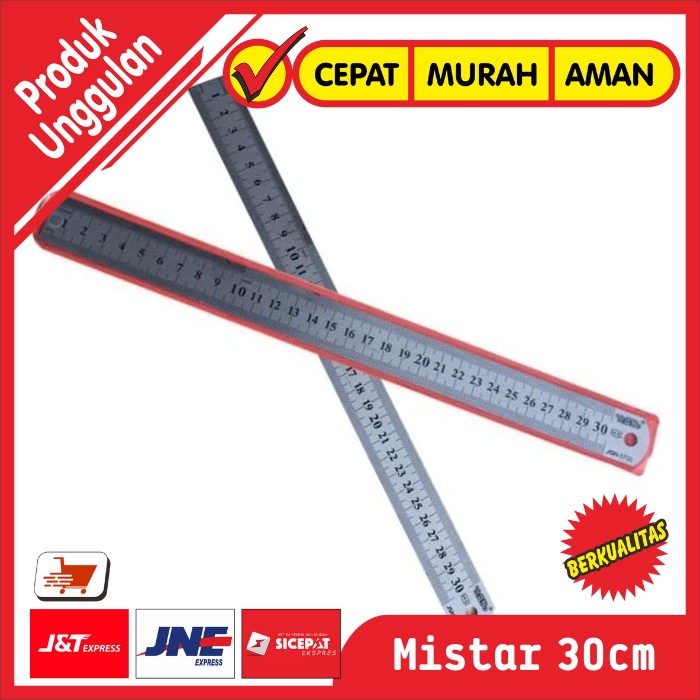 

1 pcs Penggaris Mistar Stainless 30 Cm Roll Pengaris Besi 30cm