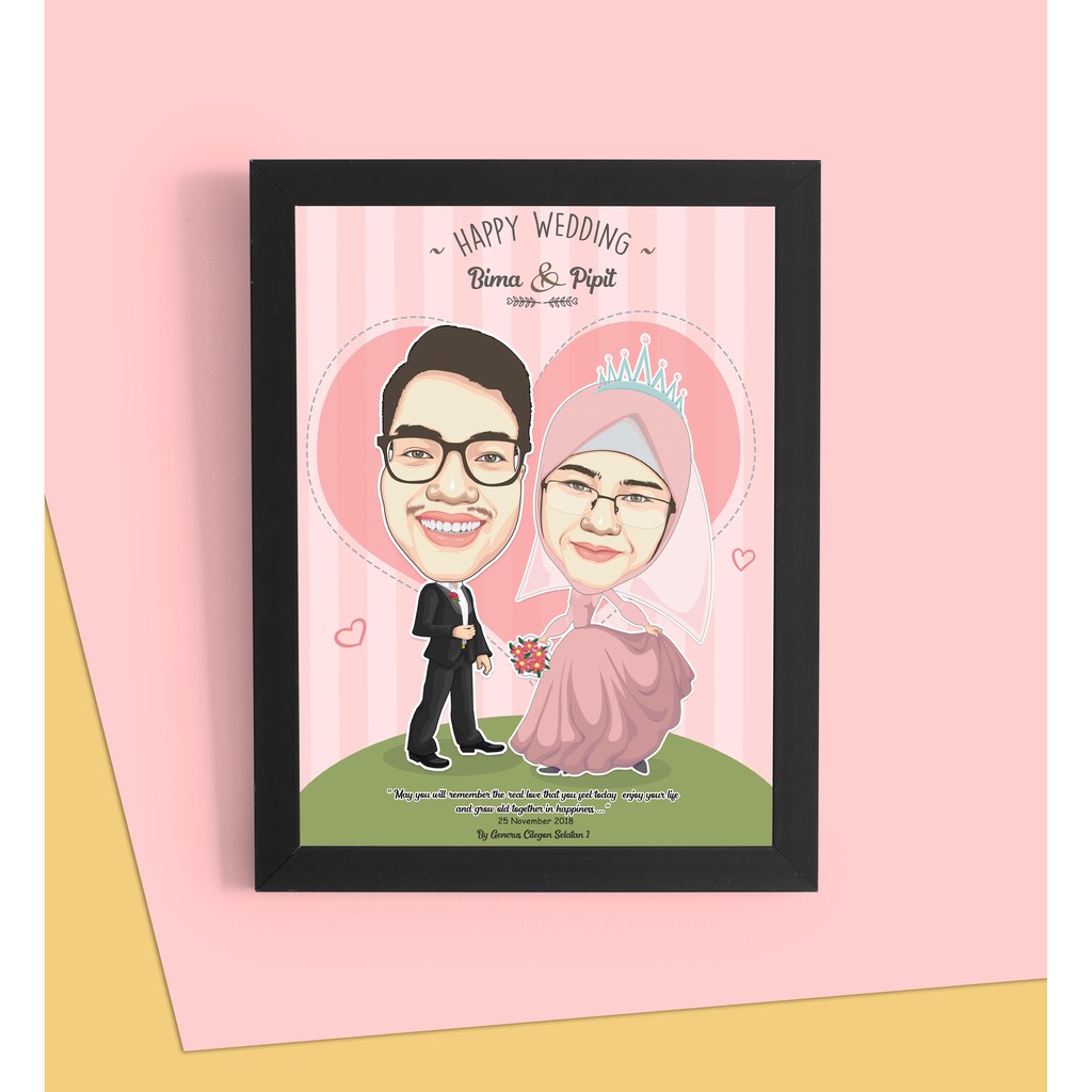 

Karikatur 2 Wajah Kado Pernikahan Kado Ulangtahun