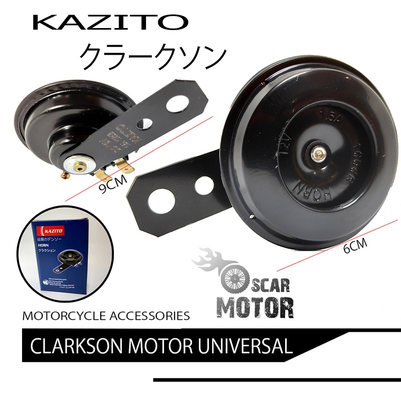 KLAKSON DENSO DISC STANDAR 1 SET HIGH N LOW 12 VOLT POWER TONE HORN motor motor