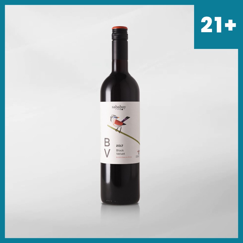 Red Wine Sababay Black Velvet 750 Ml ( Original &amp; Resmi By Vinyard )