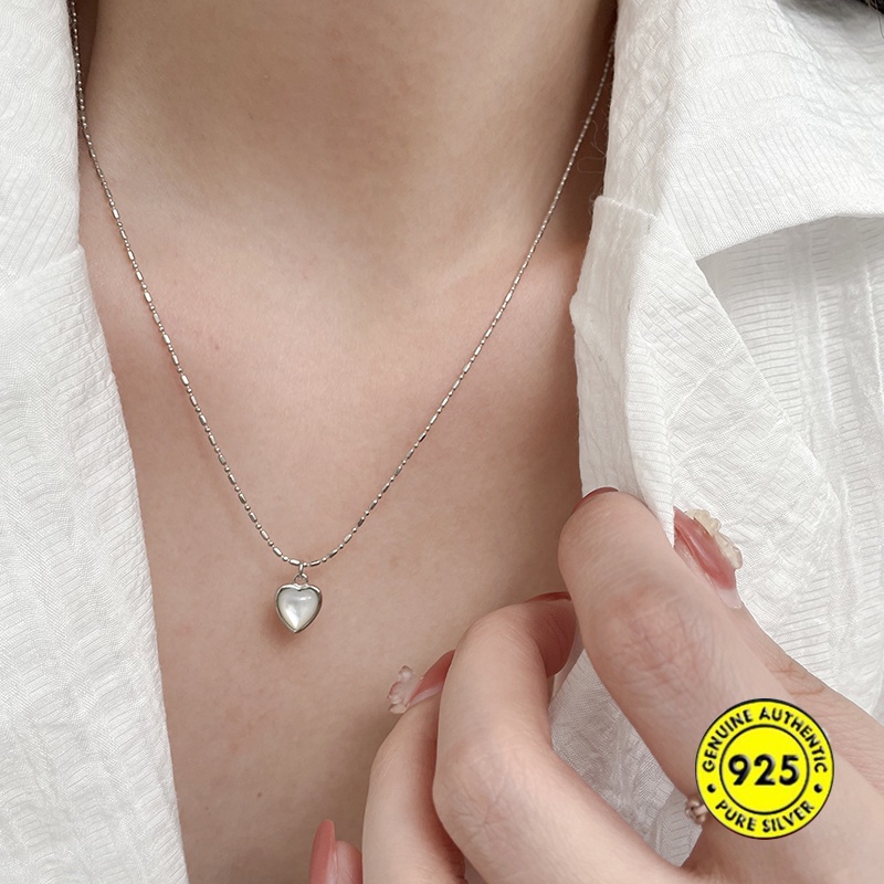 Kalung Bahan S925 Silver Untuk Wanita