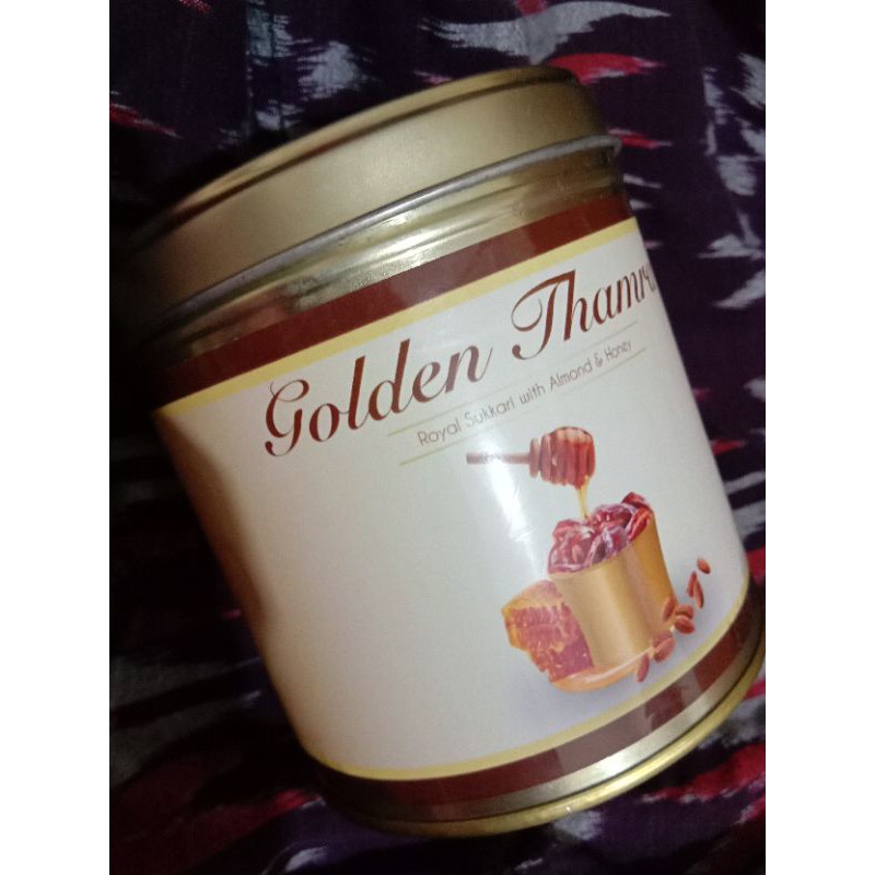 

golden thamra Royal sukkari with Almond & Honey
