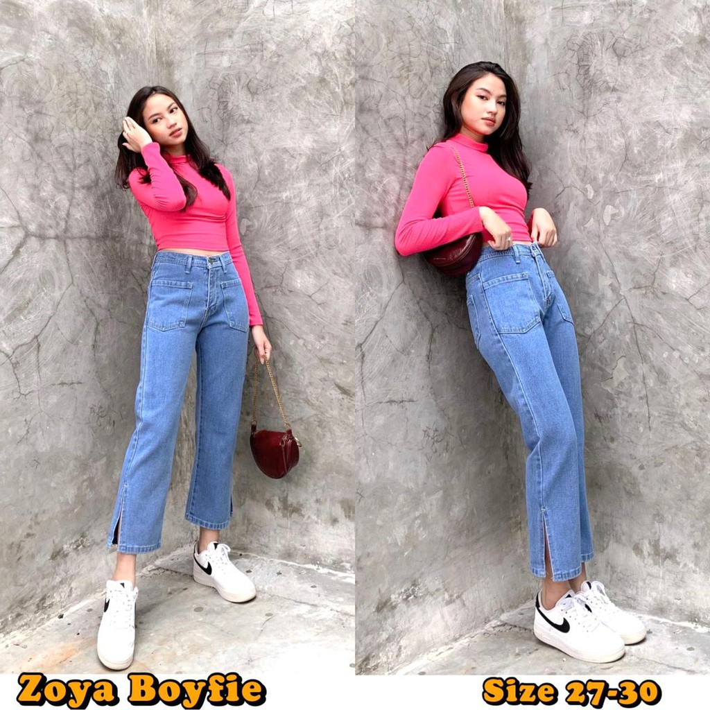 TRIVELA - Zoya Boyfie Medium / Boyfriend Jeans