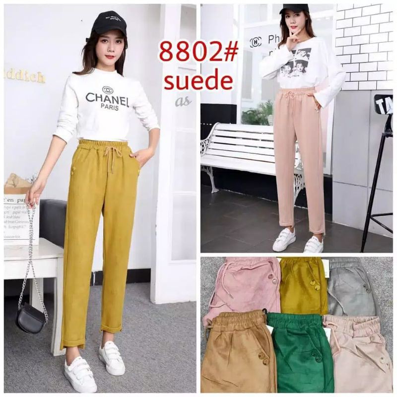 Celana bahan Suede / Amara Suede pants