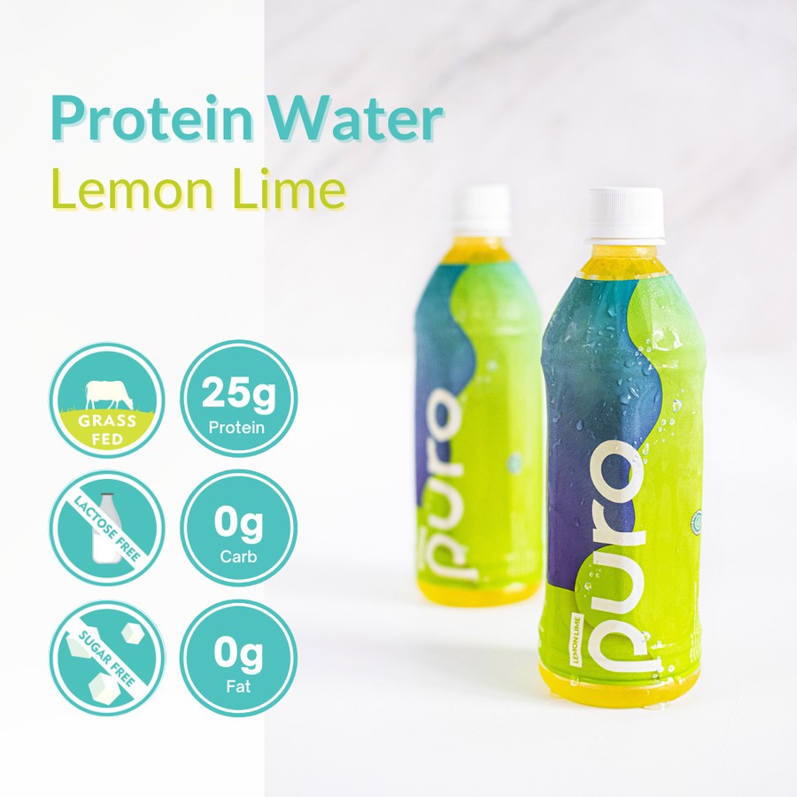 

PURO Grass Fed PROTEIN WATER Lemon Lime 12 x 500ml