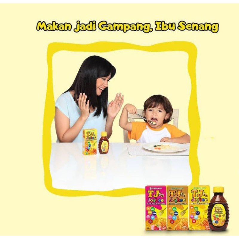 Madu tj joybee multivitamin 100ml penambah nafsu makan anak #original