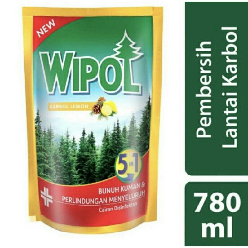 Wipol Cemara & Wipol Lemon 780ml/750ml