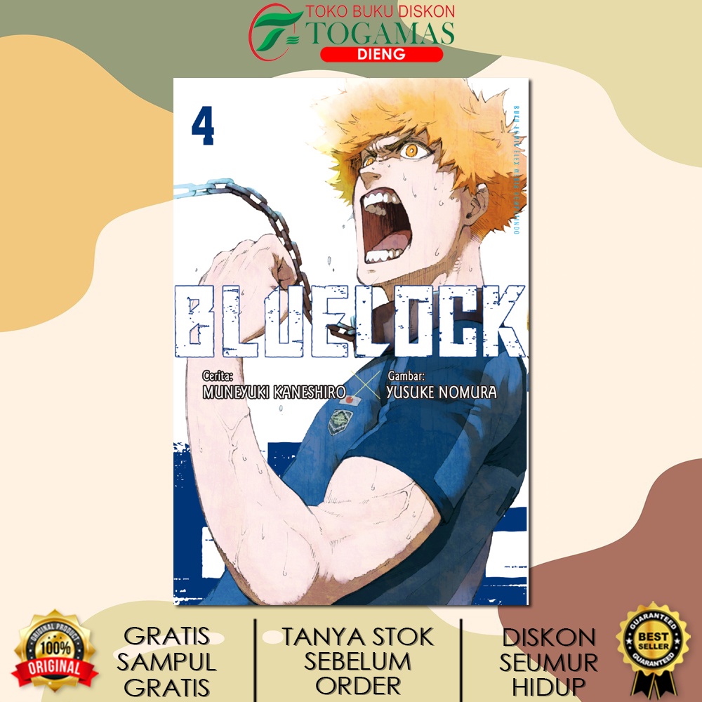 SERI KOMIK BLUELOCK BLUE LOCK KARYA MUNEYUKI KANESHIRO / ELEX MEDIA KOMPUTINDO