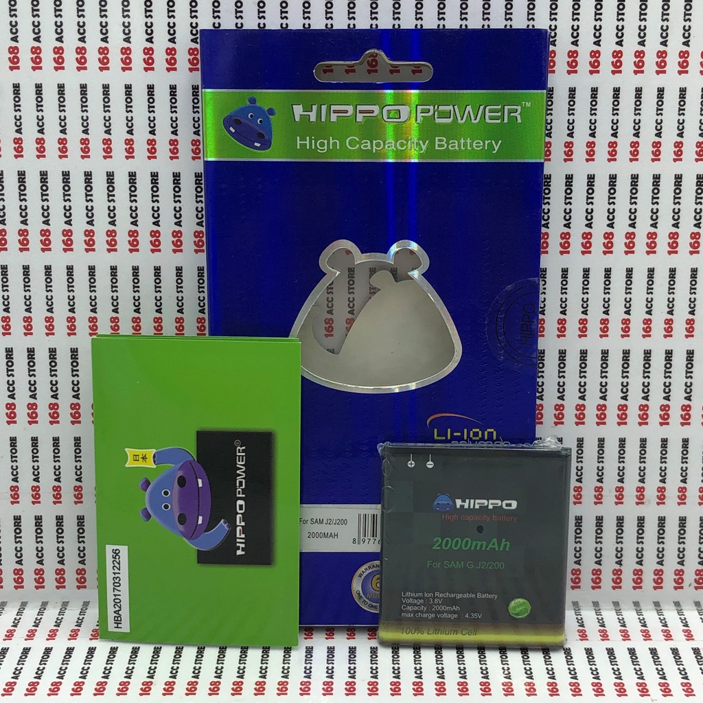 BATERAI HIPPO SAMSUNG J2 / BATERAI DOUBLE POWER HIPPO