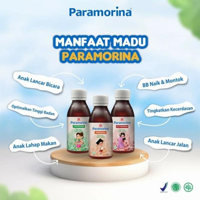 VITAMIN ANAK, PARAMORINA, VITAMIN ANAK 1 TAHUN, NUTRISI OTAK, MADU