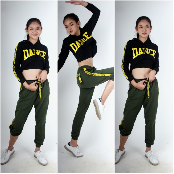 BAJU DANCE/ ATASAN DANCE /BAJU ZUMBA/ HUDDY CROP DANCE