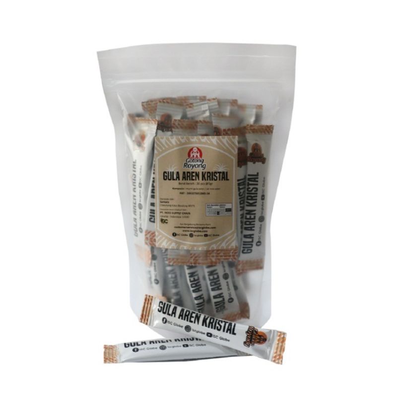 

Gula Aren Kristal (isi 30 pcs - 5 gram)