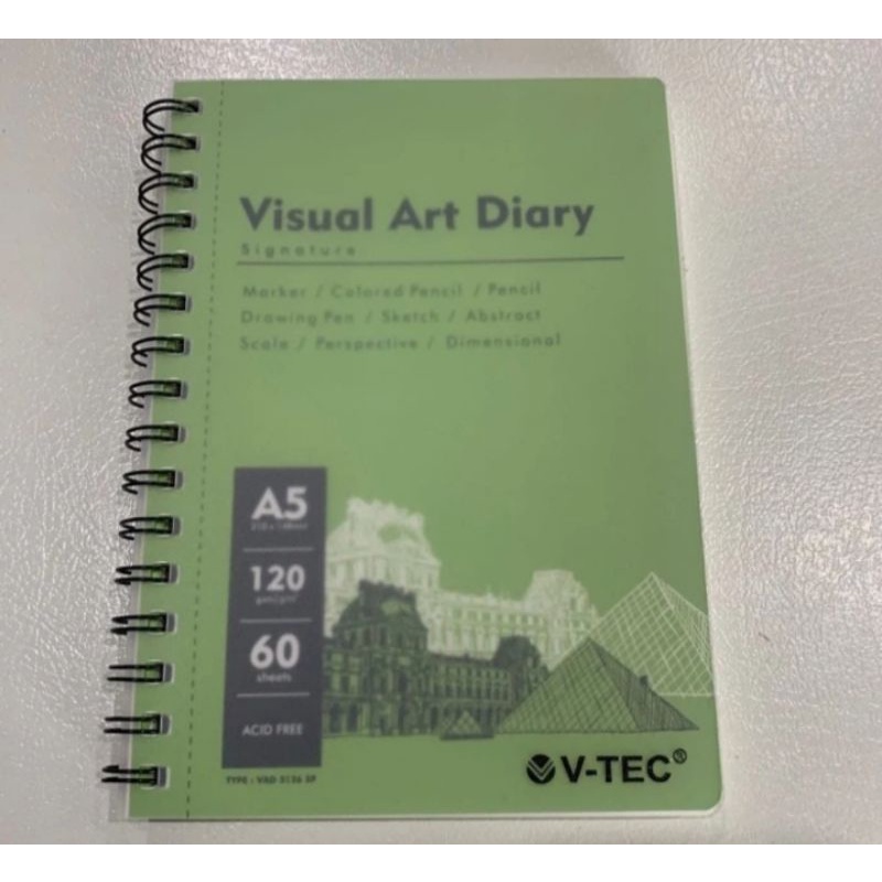 

V-tec Visual Art Diary spesial uk A5