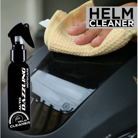 AUTODAZZLING HELM CLEANER PEMBERSIH HELM VISOR &amp; BODY DOFF / GLOSSY EFEK DAUN TALAS BONUS MICROFIBER