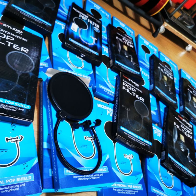 Pop Filter double layer berkualitas rekaman studio