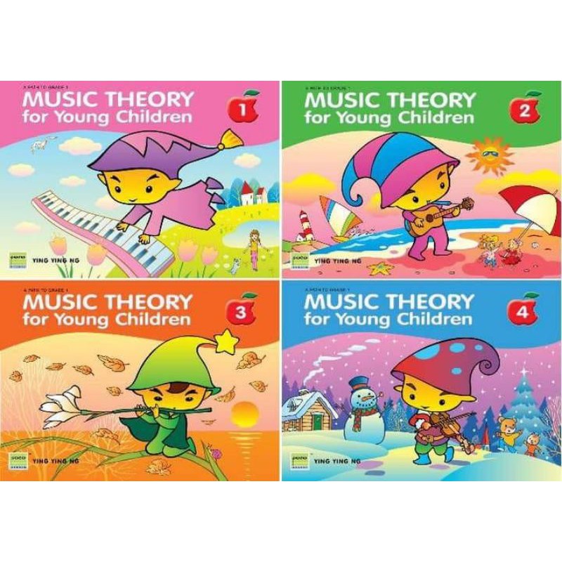 Grosir buku piano sticker Theory for Young Children by Ying Ying Ng