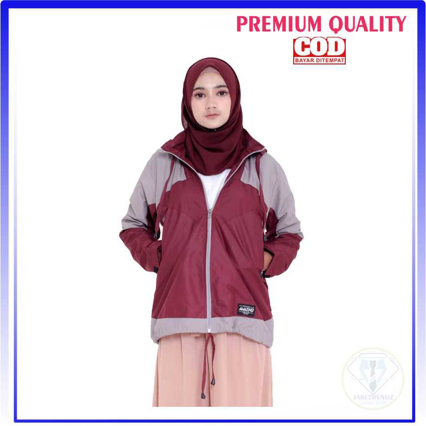 Jaket Motor Pria Wanita/ Jaket Outdoor / Jaket Anti angin Original Quality