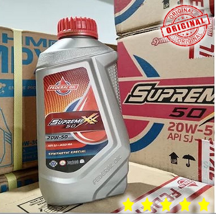 OLI FEDERAL SUPREME XX 50 SAE 20W-50 API JASO MA 0.8 L 800 ML
