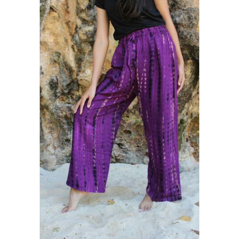 celana kulot tie dye