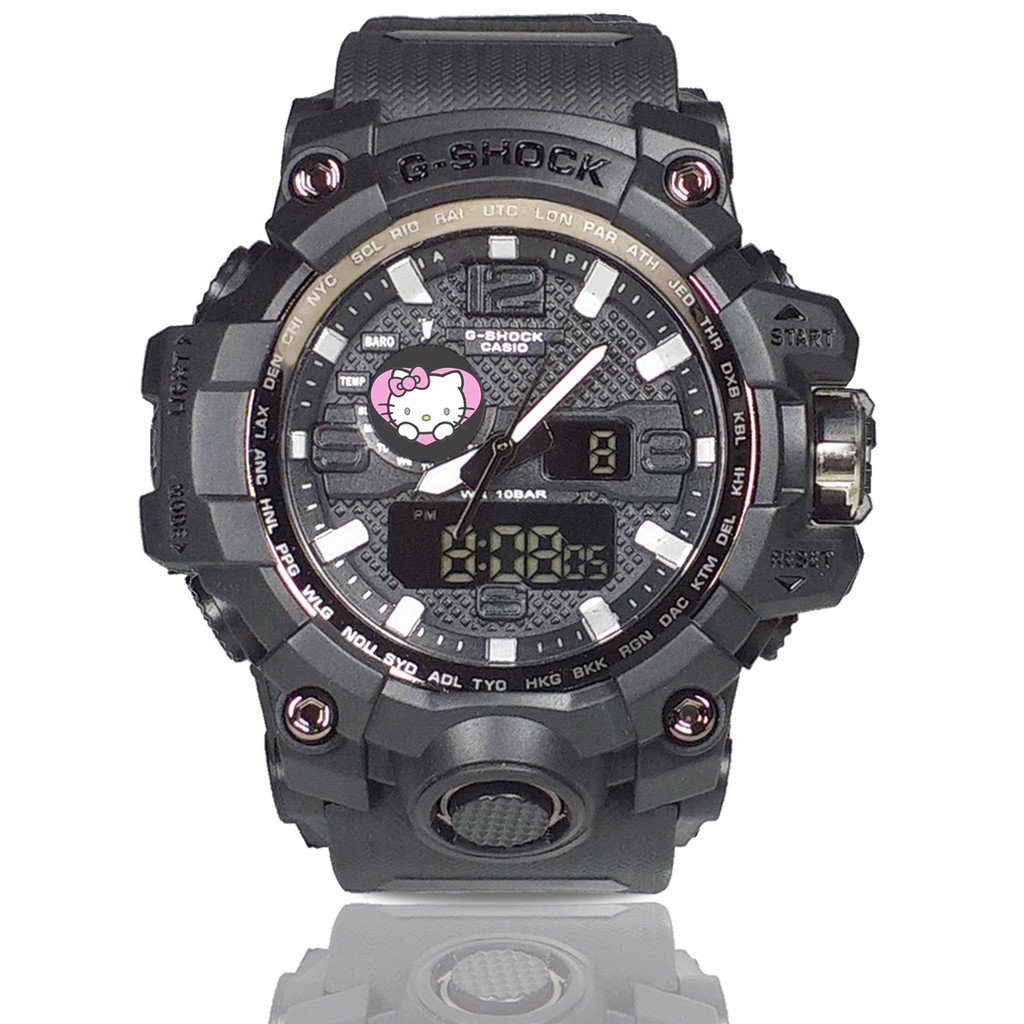 (Istimewa) Jam Tangan HELLO KITTY Double Time