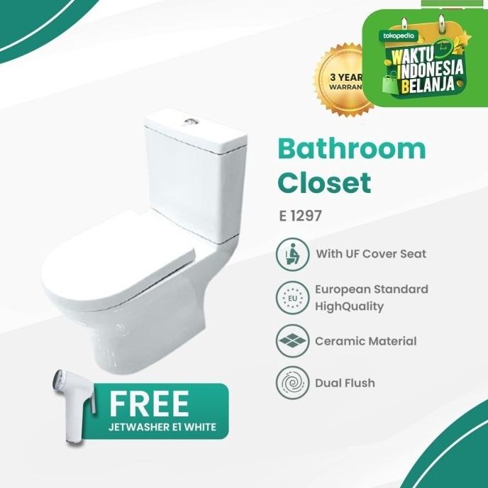 TOILET / KLOSET DUDUK EUROPE ENCHANTING E1297 DSS3645CE