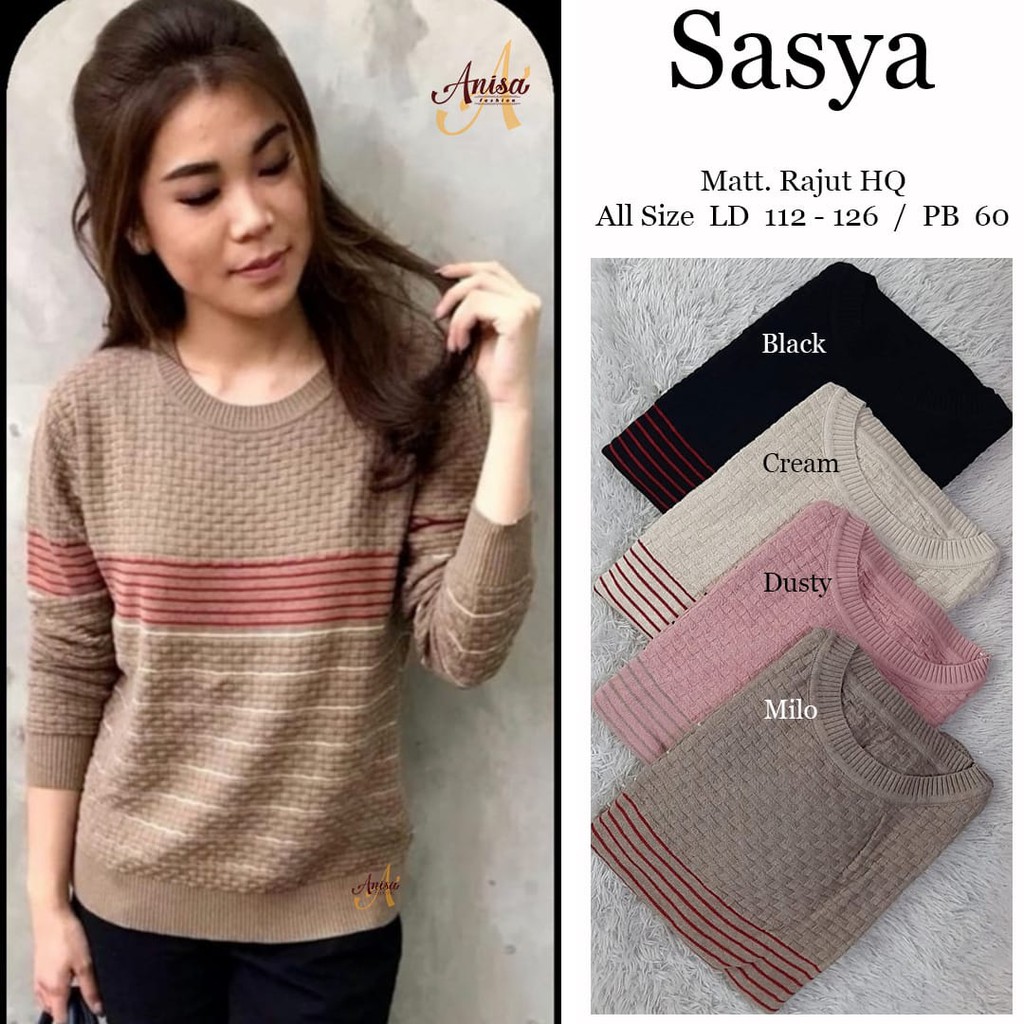 Kaos Wanita Import Terbaru Cantik Kekinian Atasan Wanita Lengan Panjang New SAS