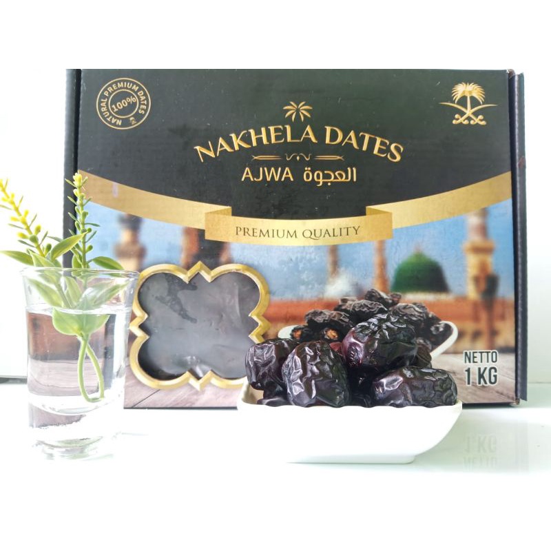 

1kg Kurma Ajwa Madina Nekhela Dates Eksklusive.