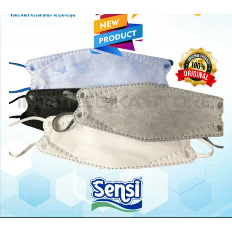 Masker sensi convex 4 ply earloop