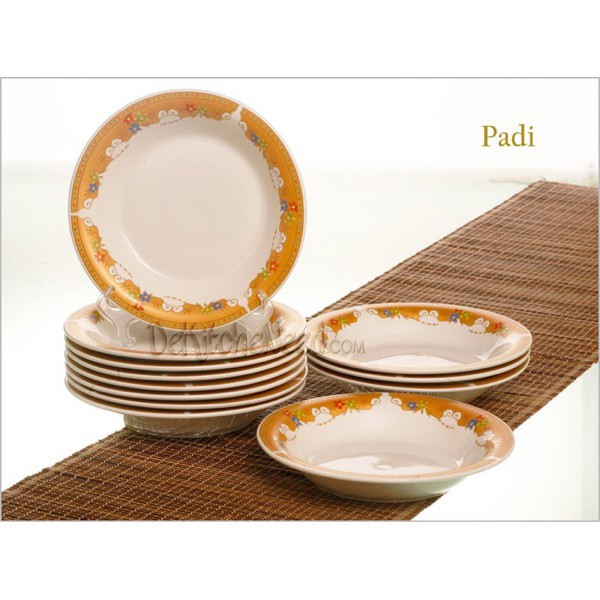 Piring lontong / piring makan 9 inch Vicenza P131 (1lusin)