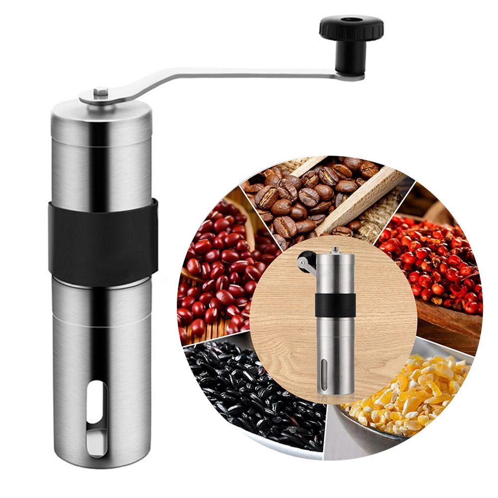 Solighter Penggiling Kopi Manual Coffee Accessories Alat Dapur Gadget Burr Grinders Stainless Steel