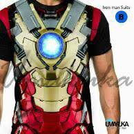 baju kaos 3d umakuka iron man batman spiderman superman hulk tshirt anak & dewasa pria original