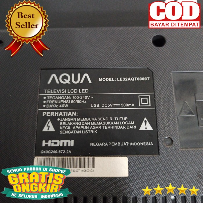 IR SENSOR REMOT JOYSTICK TV LED AQUA LE32AQT6000T 32AQT6000T 32AQT6000