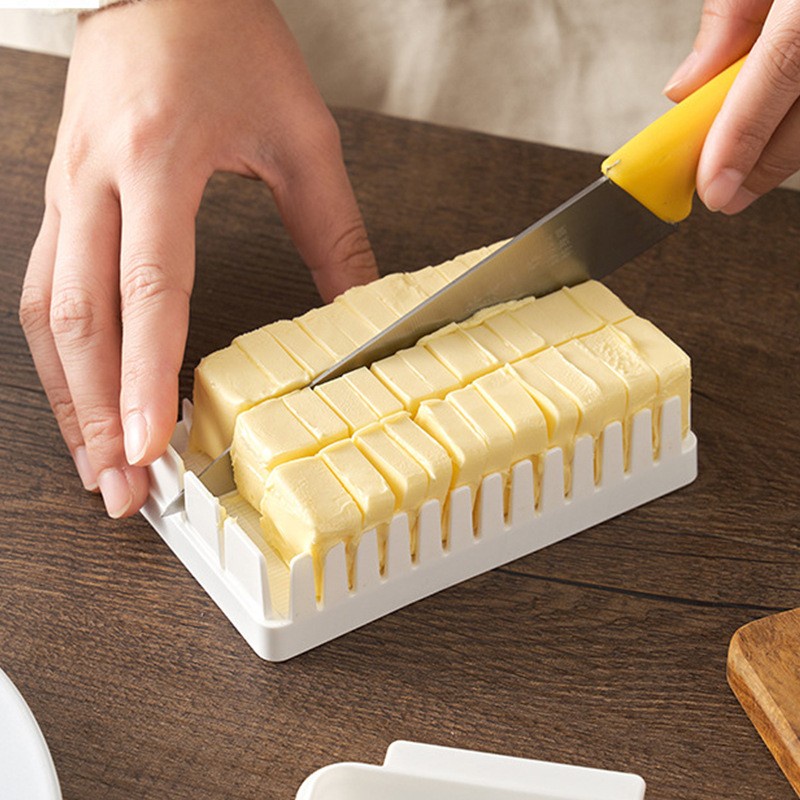 simple butter keeper and cutter storage box / kotak simpan mentega