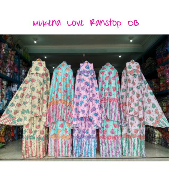 MUKENA DEWASA RANDOM MIX MOTIF RAYON BALI