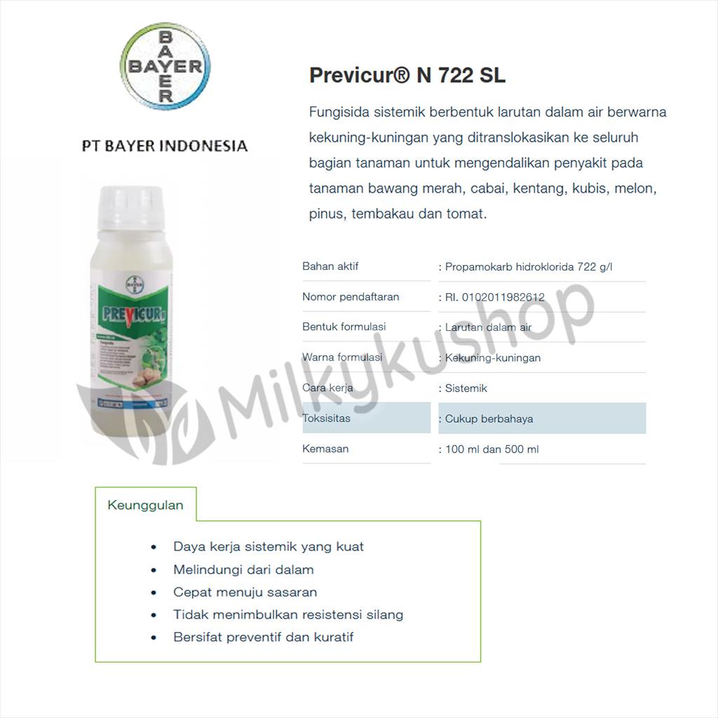 PREVICUR N 722 SL 100 ML FUNGISIDA