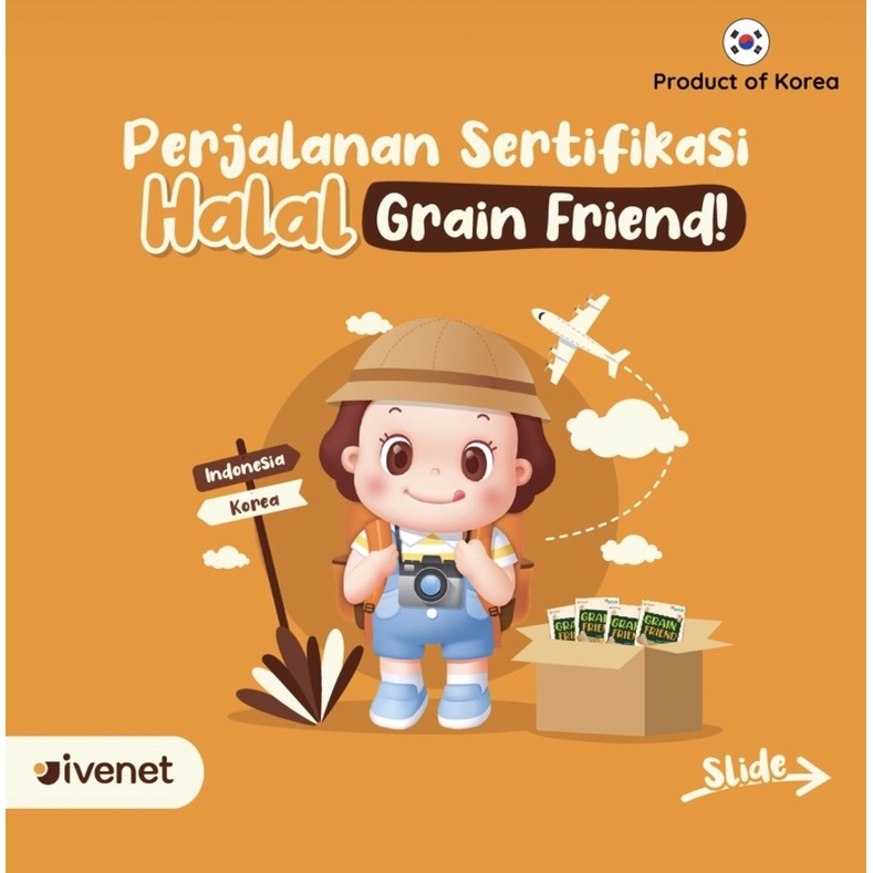 Ivenet Grain Friend Biscuit 40gr Snack Sehat Bayi