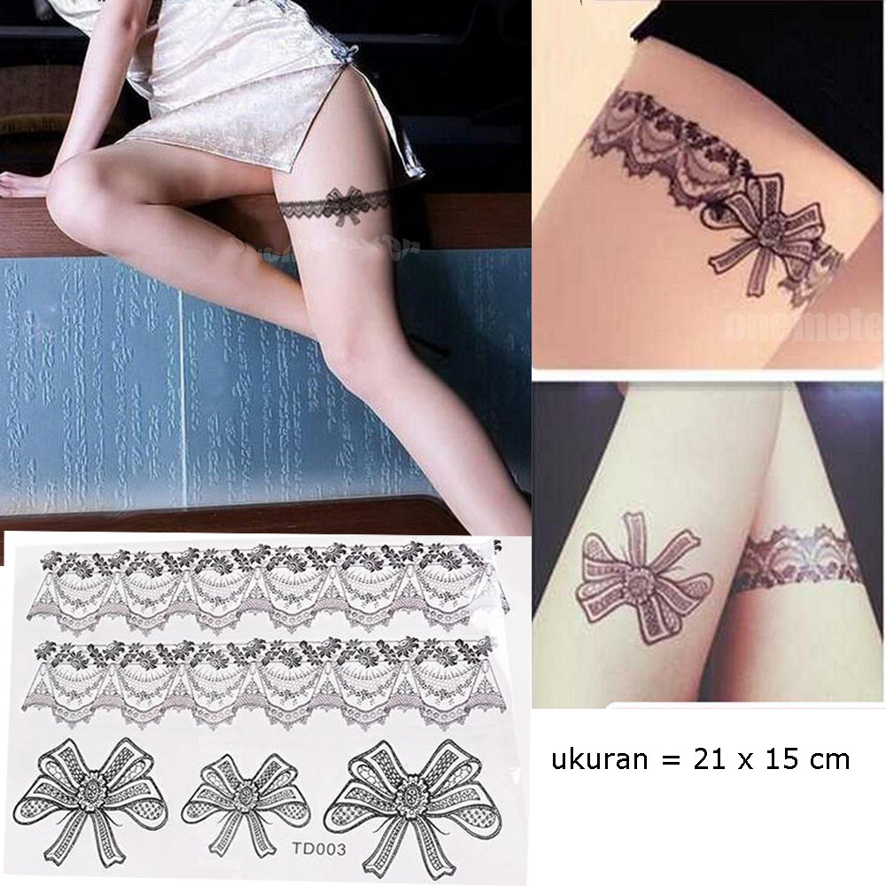 Sticker Tattoo Temporary - Tato Temporer - Tattoo Kaki - Tangan
