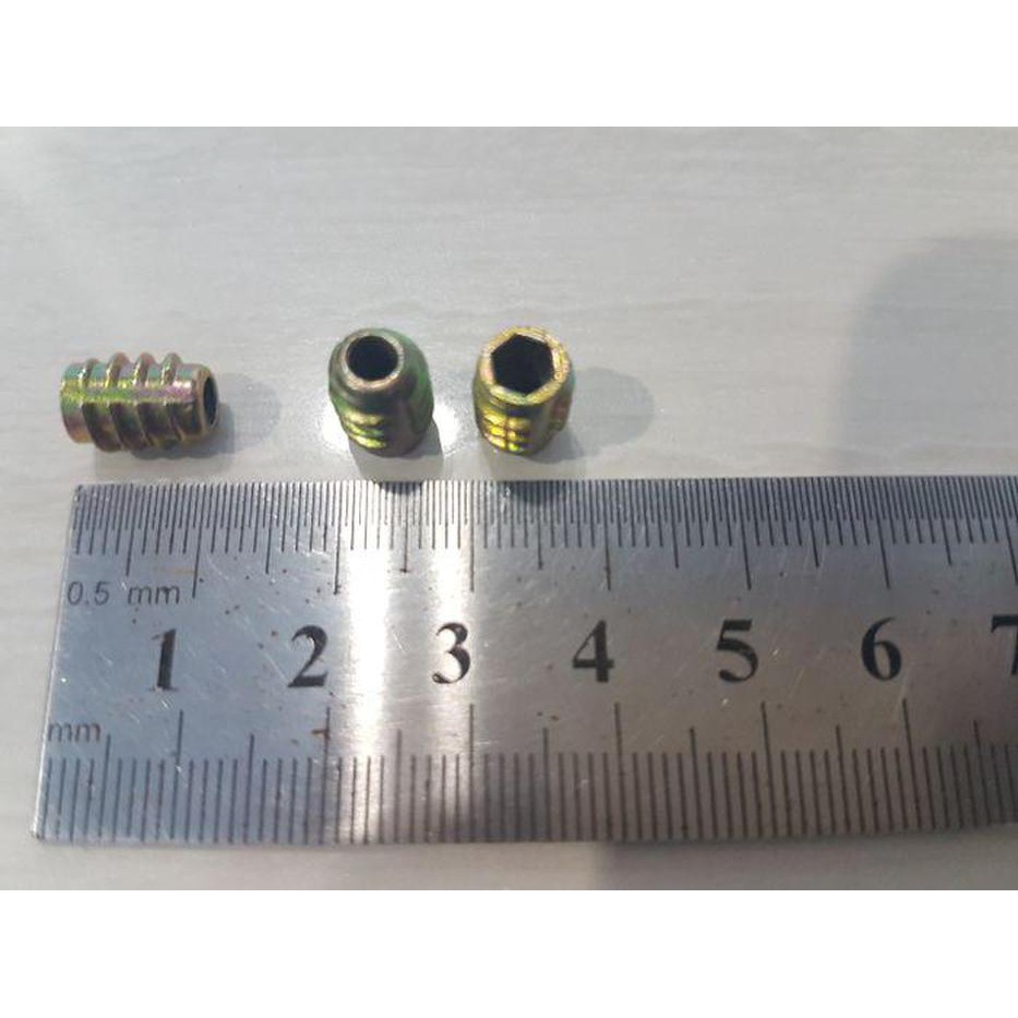 Mur Nanas 4mm Mur Tanam Kayu Pasangan Baut Knockdown Furniture 4 mm