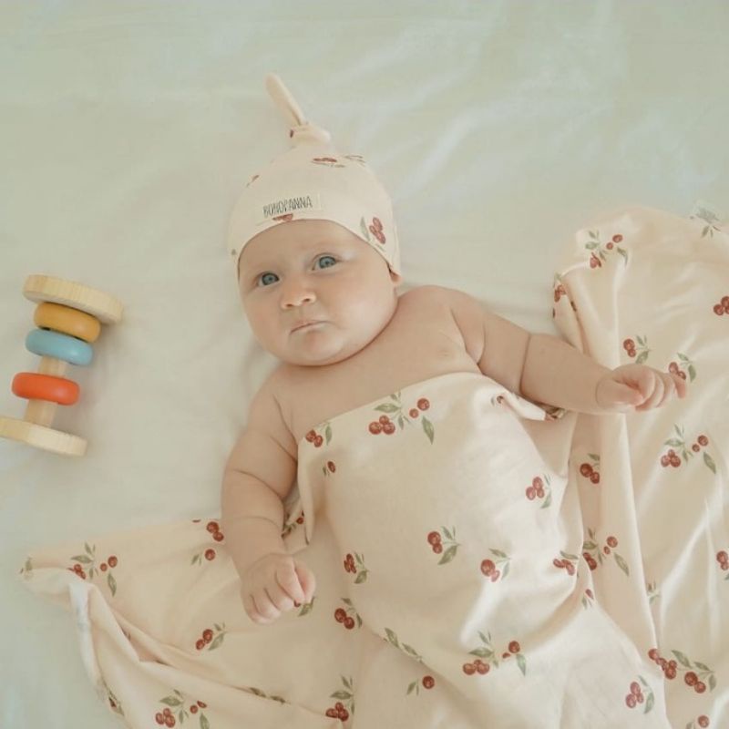 BohoPanna - Swaddle Print - Bedong Baby - Boho Baby Panna