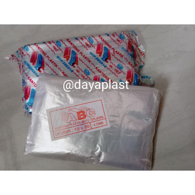 

plastik bening 4ons (10x20cm)