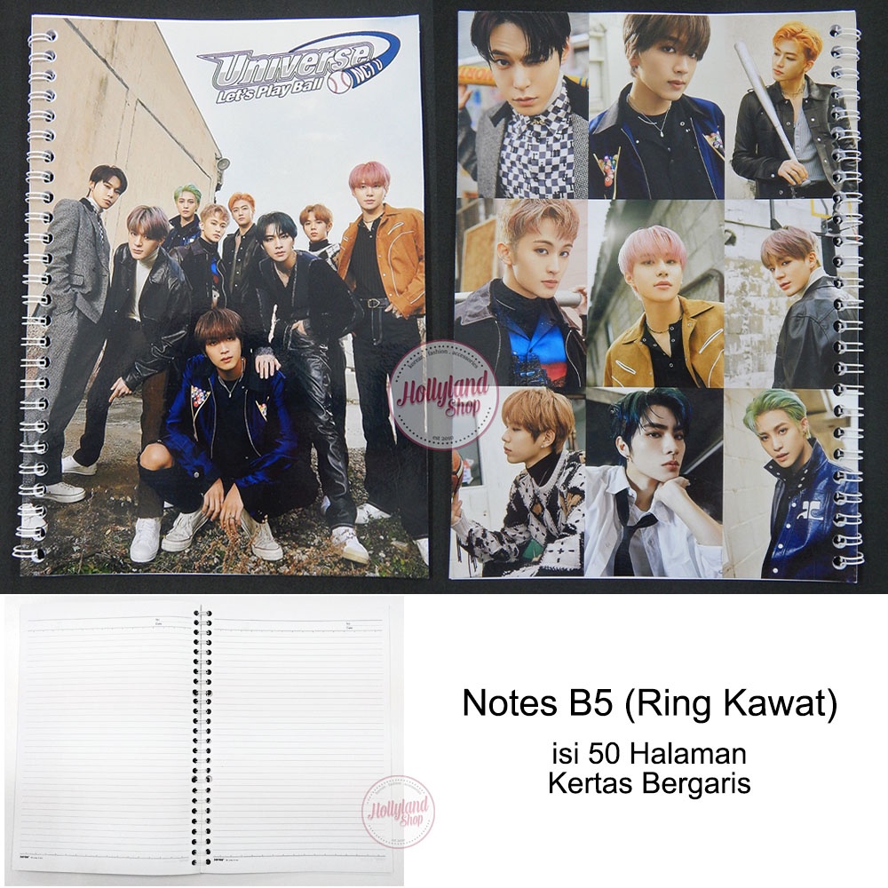 Notes Buku Tulis B5 - BTS EXO NCT Treasure Kpop , dll