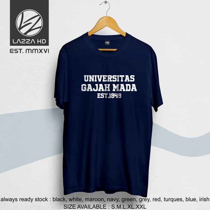 PREMIUM BAJU TSHIRT KAOS UGM 02 - KAOS UNIVERSITAS GADJAH MADA - TSHIRT UGM 1949 - CUSTOM KAOS