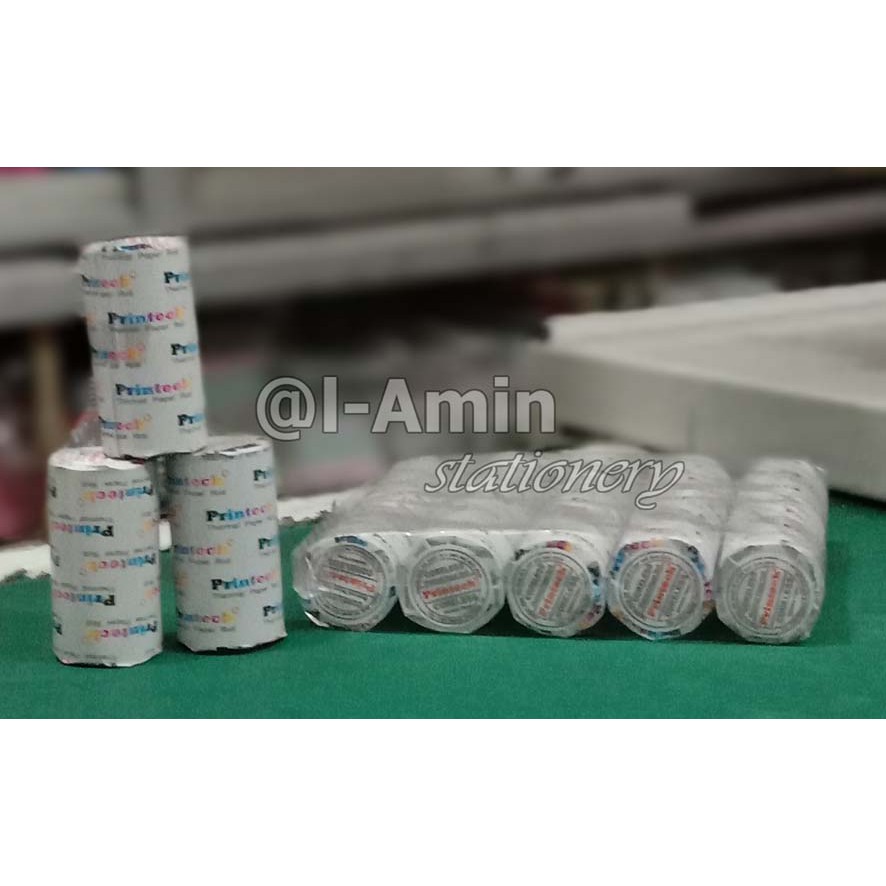 

Thermal Paper "PRINTECH" / Kertas mesin EDC / KERTAS STRUK / POS Mobile Bluetooth - KASIR 57x30