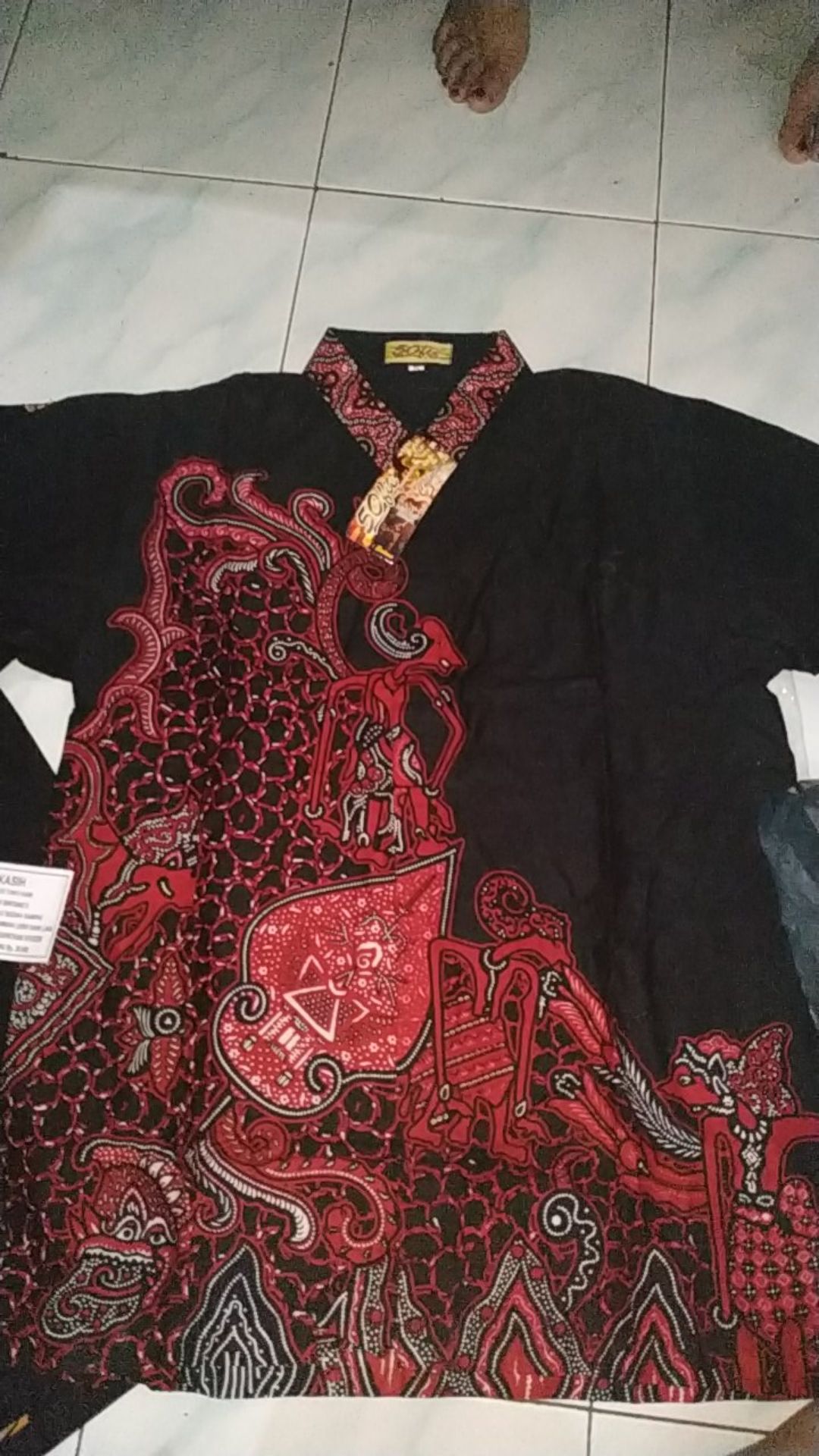 Trend Batik Lengan Pendek Motif Wayang Dan Elung