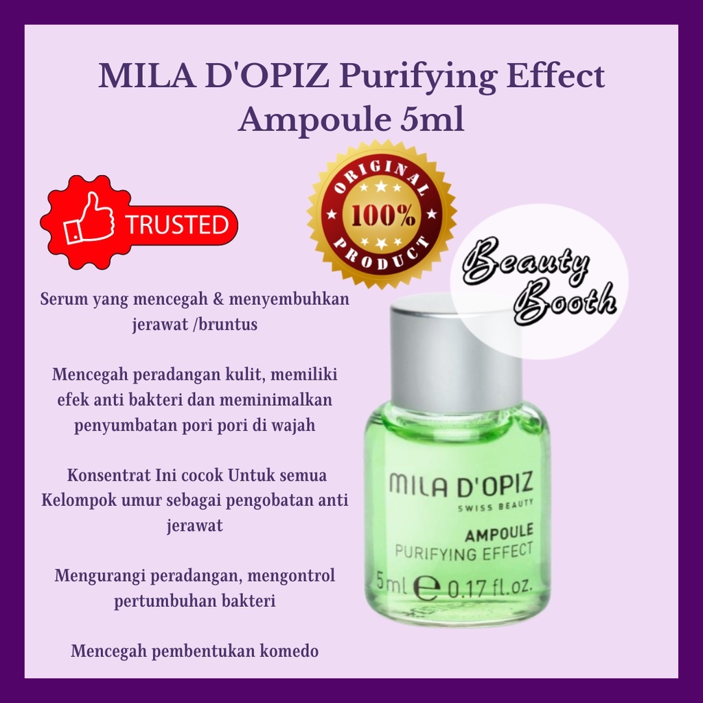 MILA D'OPIZ Purifying Effect Ampoule 5ml / MILADOPIZ Purifying AMPOULE 5ml